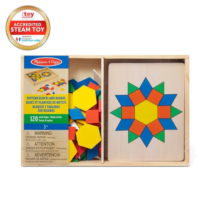 לוח צורות גאומטריות מעץ מבית מליסה ודאג Melissa And Doug