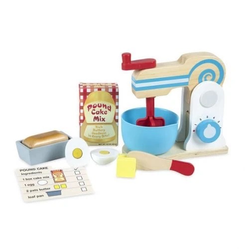 ערכה מעץ להכנת עוגה עם מיקסר מבית מליסה ודאג Melissa And Doug