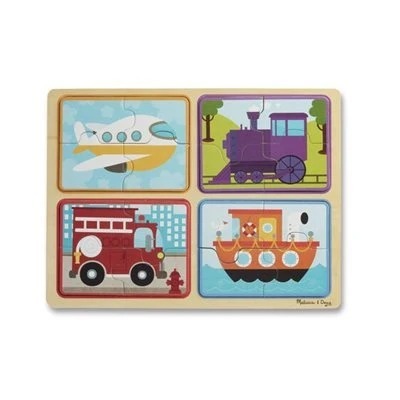 פאזל עץ כלי תחבורה מבית מליסה ודאג Melissa And Doug