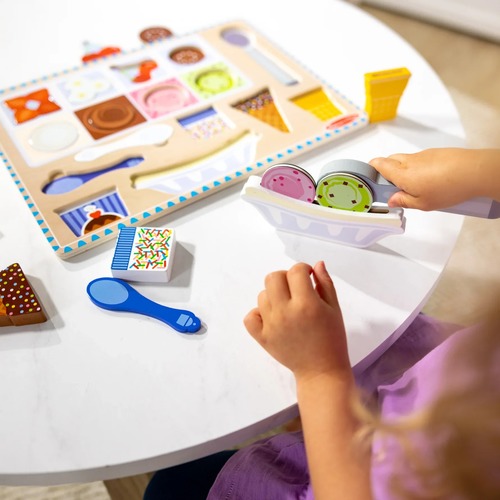 פאזל מגנטי מעץ גלידה מבית מליסה ודאג Melissa And Doug