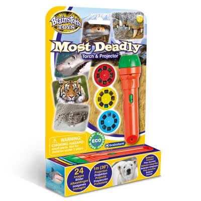 פנס ומקרן- חיות מסוכנות מבית בריינסטורם Brainstorm