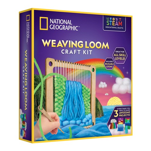 נול אריגה בצבעי הקשת מבית נשיונל ג'יאוגרפיק National Geographic