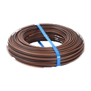 חוט חשמל קשיח PVC 2.5 ממ"ר חום/שחור