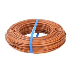 חוט חשמל קשיח PVC 2.5 ממ"ר חום/כתום