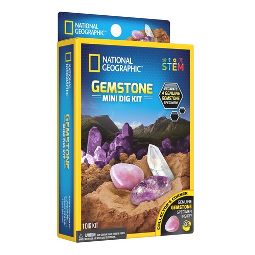 ערכת חפירה - אבני חן מבית נשיונל ג'יאוגרפיק National Geographic