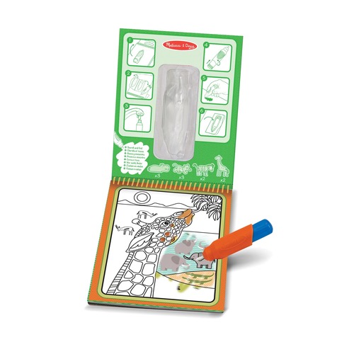 חוברת טוש המים ספארי מבית מליסה ודאג Melissa And Doug