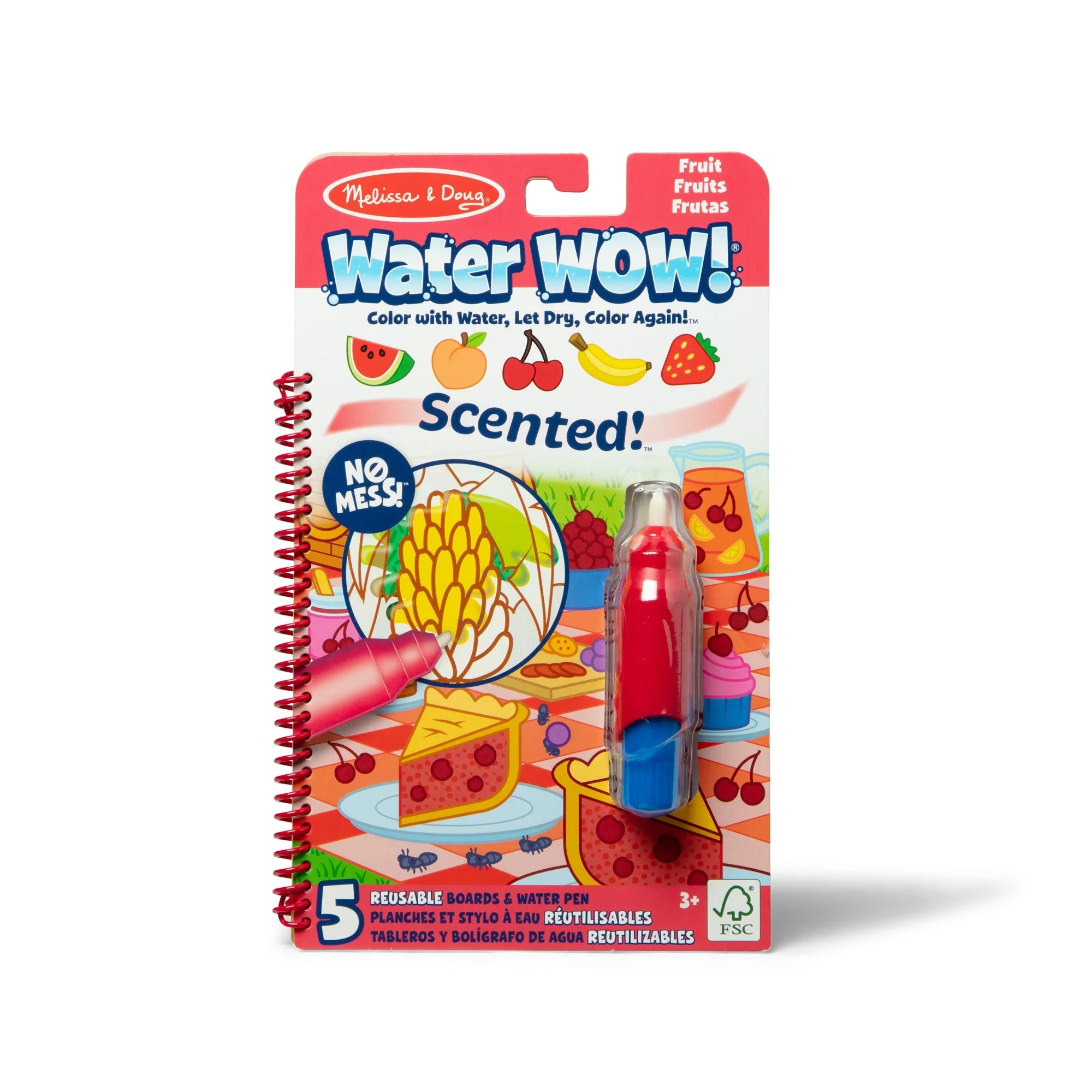 חוברת טוש מים בריח פירות מבית מליסה ודאג Melissa And Doug
