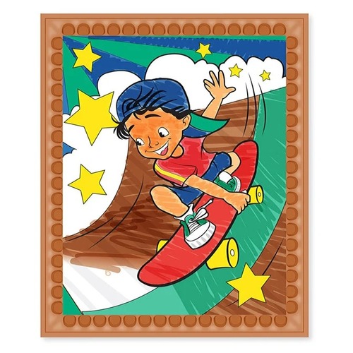 צביעה לפי מספרים - כחול מבית מליסה ודאג MELISSA AND DOUG