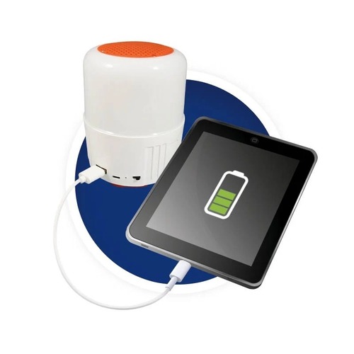 פנס ורמקול נטען bluetooth מבית בוקי צרפת buki france