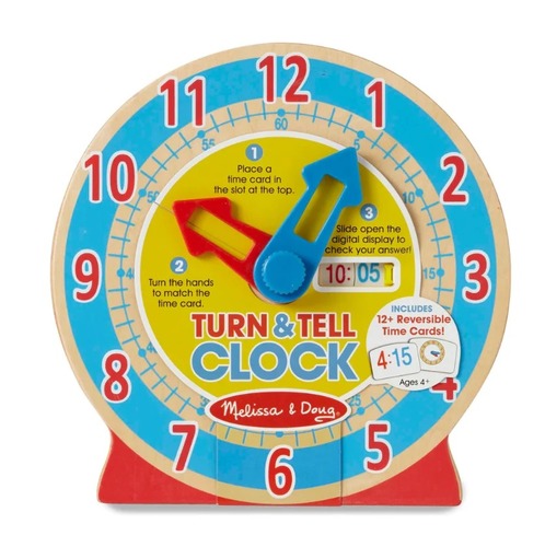 שעון ללימוד שעה מבית מליסה ודאג Melissa And Doug