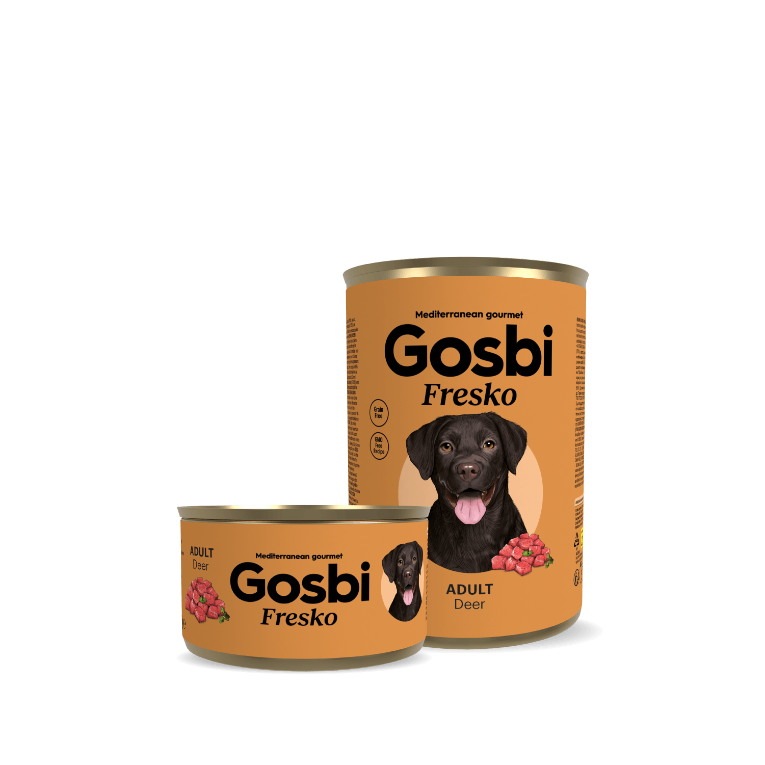 שימור גוסבי פרסקו לכלבים צבי 150ג