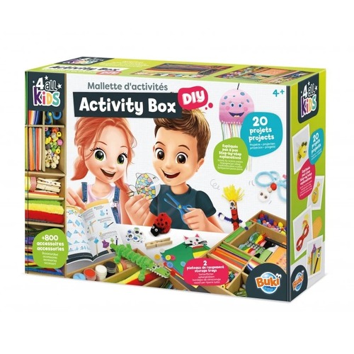 ערכת יצירה ענקית - 20 פרוייקטים ליצירה מבית בוקי צרפת Buki France