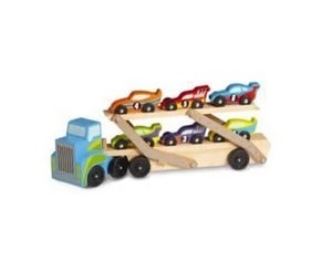 מוביל מכוניות ענק מעץ מבית מליסה ודאג Melissa And Doug