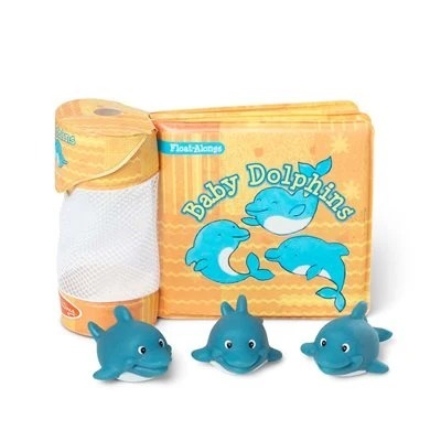 ספר אמבטיה עם דולפינים מבית מליסה ודאג Melissa And Doug