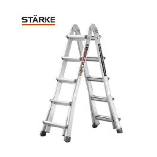 סולם אלומיניום טלסקופי מקצועי 4x5 תוצרת STARKE