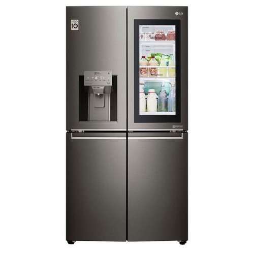 מקרר 4 דלתות LG דגם GR-X710INS נירוסטה שחורה