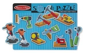 פאזל צלילים מעץ כלי עבודה מבית מליסה ודאג Melissa And Doug