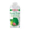 FOCO- מי קוקוס בתוספת גויאבה ורודה 330 מ"ל