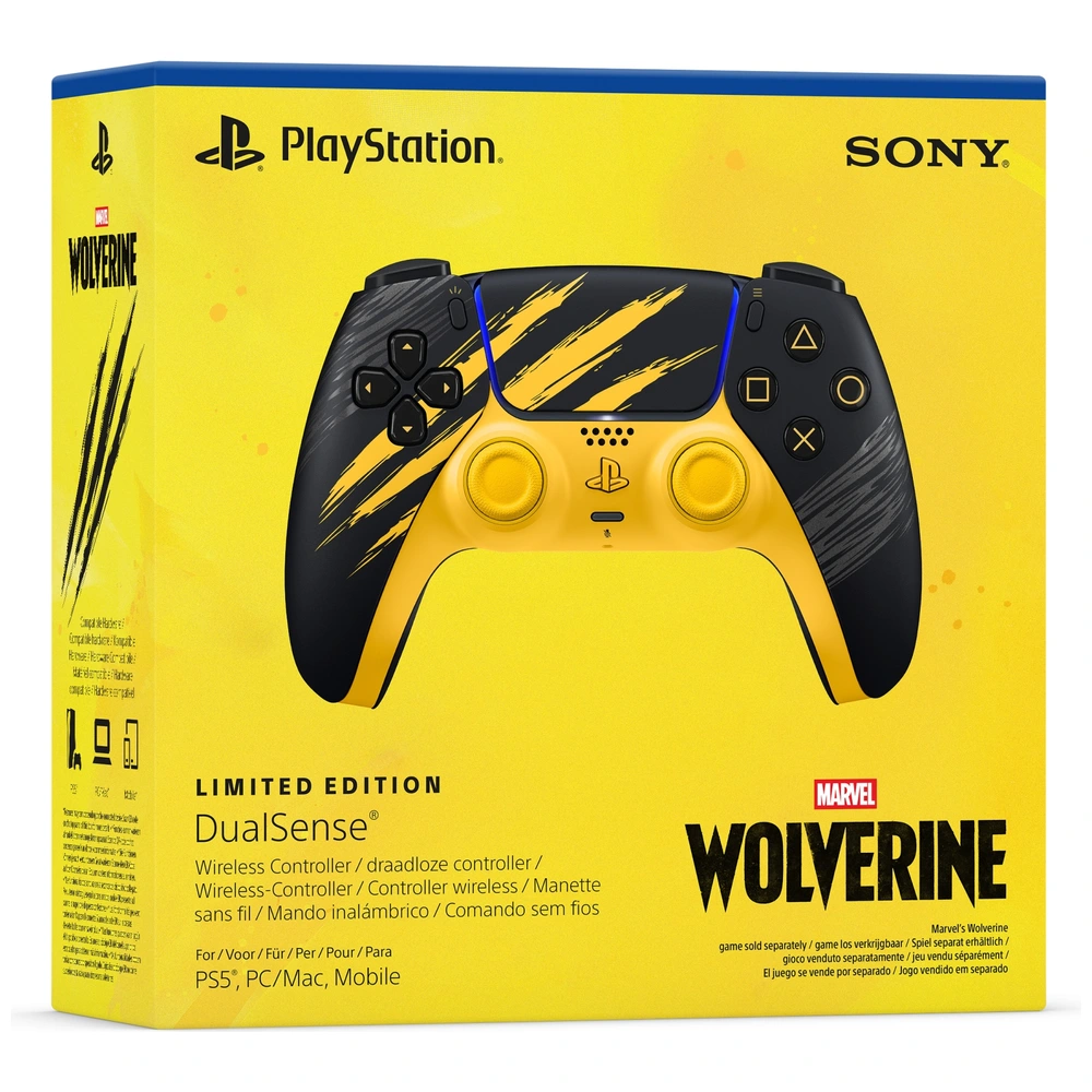 PS5 WIRELESS CONTROLLER DUALSENSE - WOLVERINE LIMITED EDITION