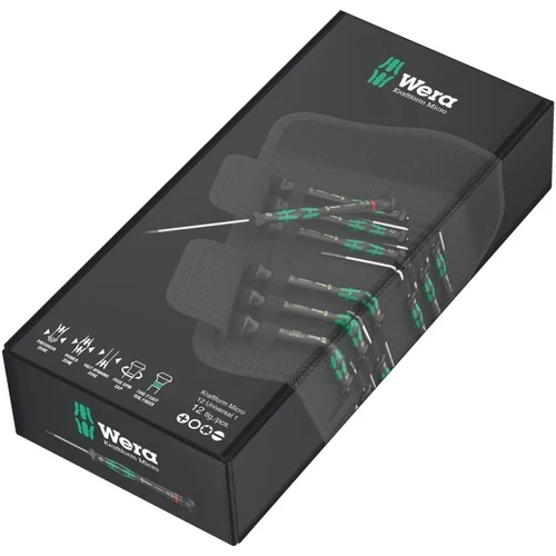 סט 12 מברגי אלקטרוניקה דגם Wera 05073675001