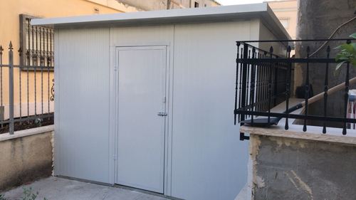 מחסן גינה מפנל מבודד Garden Top מחיר למטר רץ דגם EverGreen