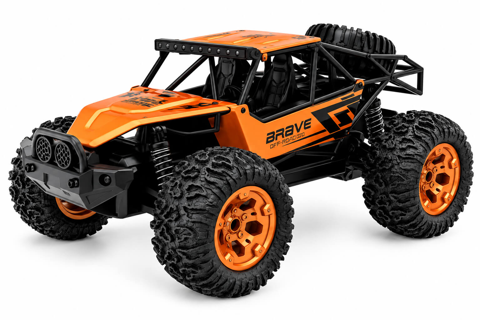 באגי על שלט Die-Cast Explorer מהירות עד 25 קמ״ש כתום Machina