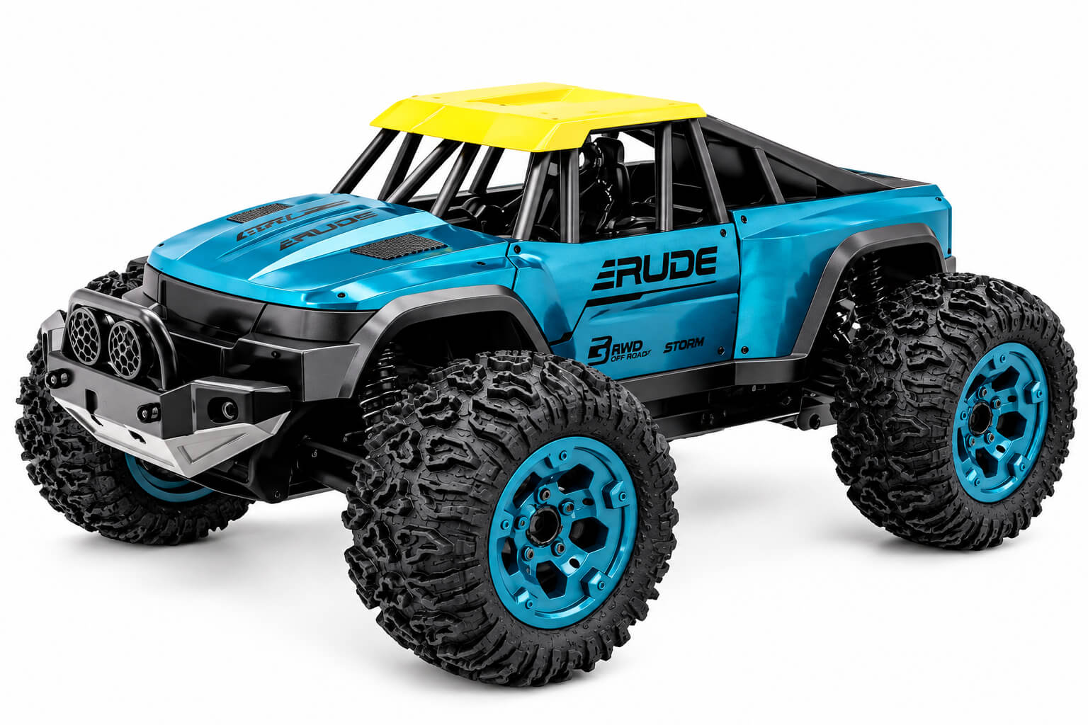 באגי על שלט Die-Cast Explorer מהירות עד 25 קמ״ש כחול Machina
