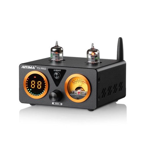 AIYIMA T9 PRO — מגבר משולב מנורות All-in-One עם DAC, Bluetooth ו-VU Meter