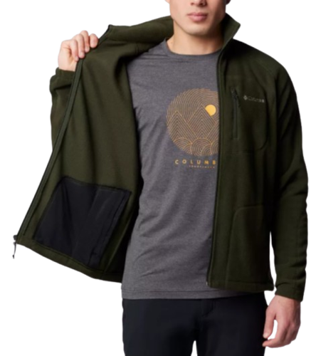 מעיל מיקרו-פליז לגברים Columbia - Fast Trek II Full Zip