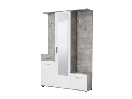 ארון לחדר כניסה 33×133.5ס”מ MARTIN בצבע בטון