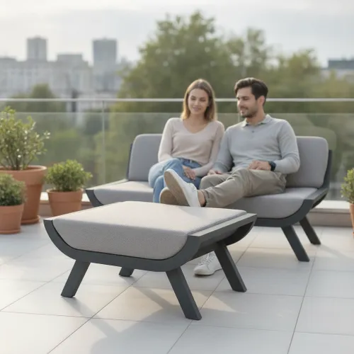 הדום אלומיניום לגינה 72×60 ס