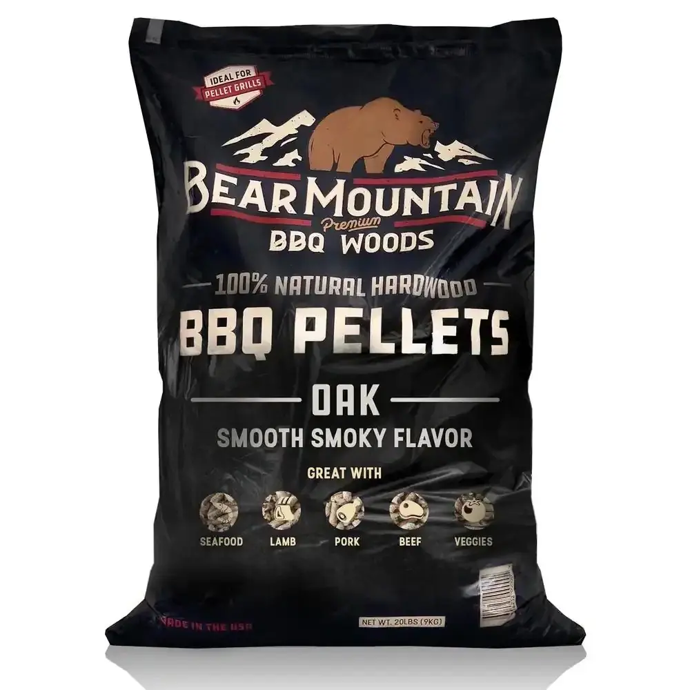 פֶלֶט למעשנה מעץ אלון אמריקאי 9 ק”ג Oak pellets