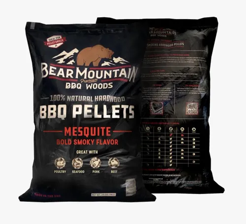פֶלֶט למעשנה מעץ מֶסקִיט אמריקאי 9 ק”ג Mesquite pellets