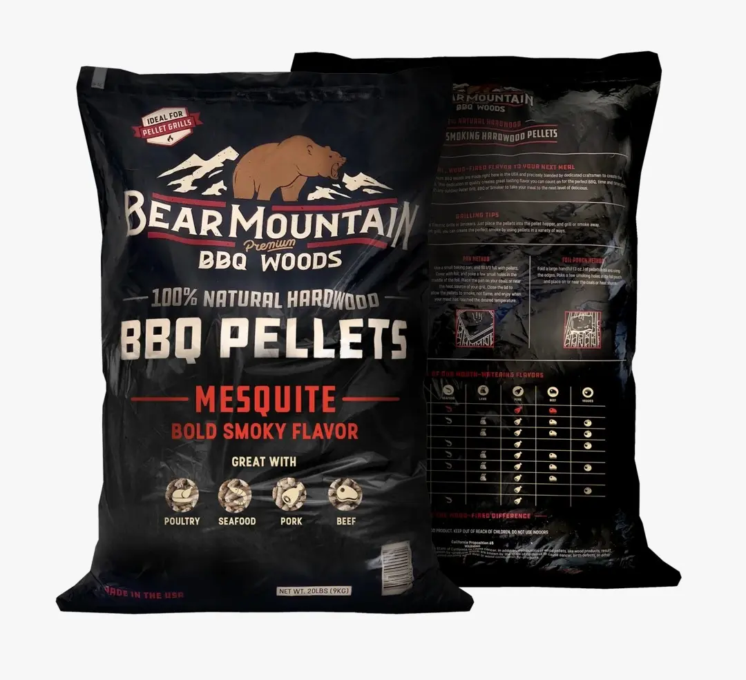 פֶלֶט למעשנה מעץ מֶסקִיט אמריקאי 9 ק”ג Mesquite pellets