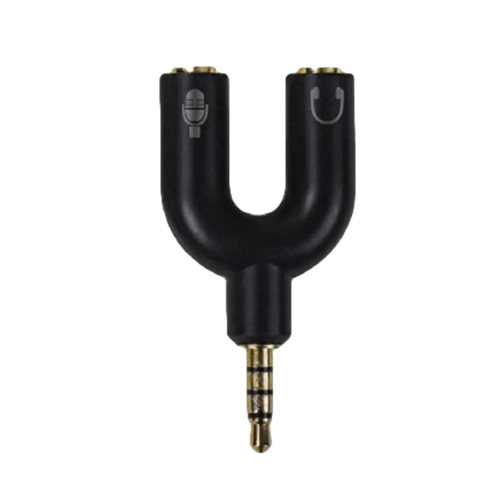 AUDIO SPLITTER מתאם אוזניות מבית SILVR LINE דגם MA-155