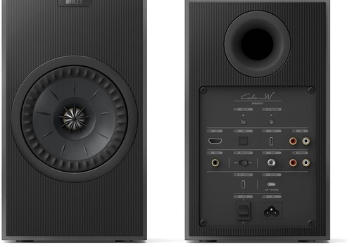 זוג רמקולים מדפיים מוגברים מבית KEF דגם coda W