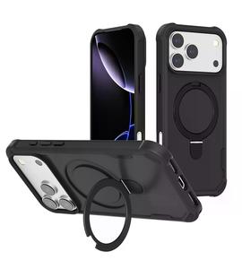 כיסוי שחור לנייד Combo Shild Magsafe Ring ל- Samsung A57
