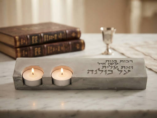 מעמד נרות לשבת מבטון