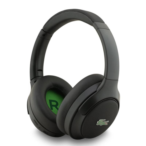 אוזניות Lacoste ANC Bluetooth 5.4 שחורות