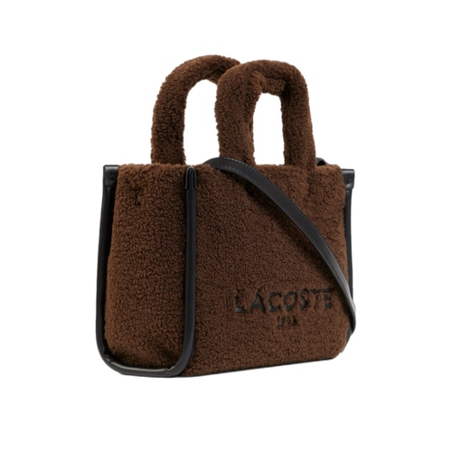 תיק LACOSTE שחור - מבט צד