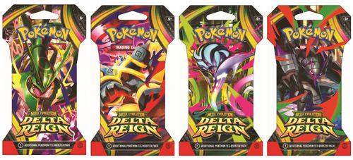 קלפי פוקימון Pokemon Tcg Mega Evolution Delta Reign Sleeved Booster Case (x144) 