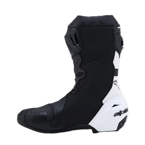 מגפי רכיבה אלפינסטארס שחור / לבן – ALPINESTARS SUPERTECH R
