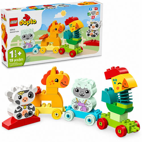 משחק הרכבה דופלו רכבת החיות 10412 LEGO
