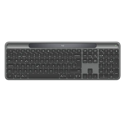LOGITECH SLIM SOLAR + GRAPHITE – מקלדת סולארית אלחוטית