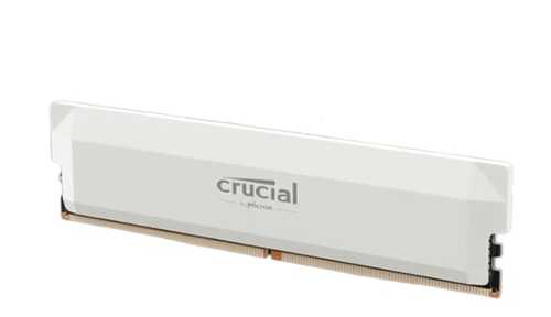 תמונה של זכרון לנייח Crucial Pro DDR5 16GB 6400Mhz C32 White