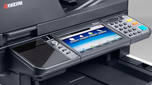 מכונת צילום משולבת לייזר צבעונית KYOCERA ECOSYS M6230cidn – לוח הבקרה ומסך המגע