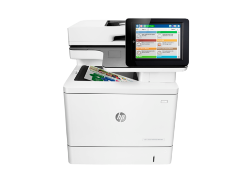 מדפסת לייזר משולבת צבעונית HP Color LaserJet Enterprise MFP M577dn – מבט מלפנים