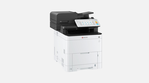 מדפסת משולבת לייזר צבעונית KYOCERA ECOSYS MA3500cifx – מבט בזווית מצד שמאל