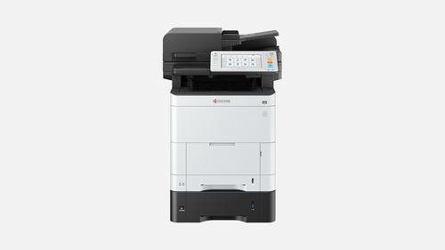 מדפסת משולבת לייזר צבעונית KYOCERA ECOSYS MA3500cifx – מבט מלפנים עם מגירת נייר נוספת (אופציונלית)