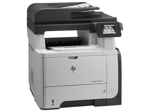 מדפסת לייזר משולבת שחור לבן HP LaserJet Pro MFP M521dn – מבט זוויתי מימין